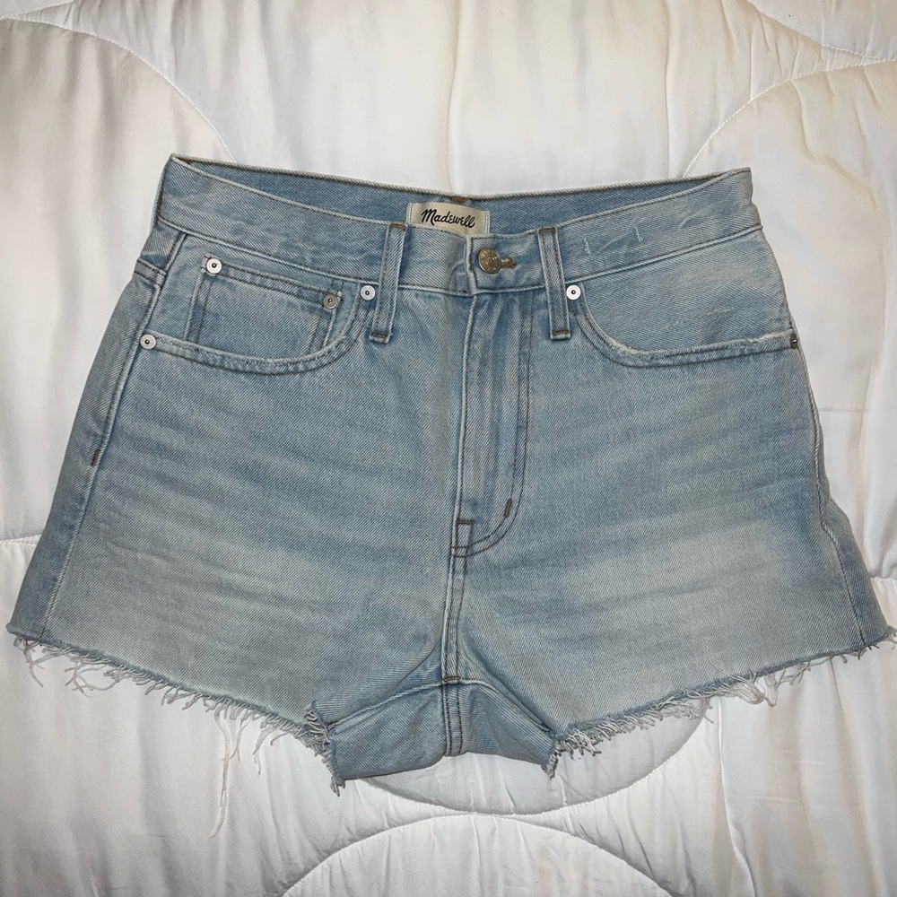 Madewell Light Blue Relaxed Denim Jean Shorts